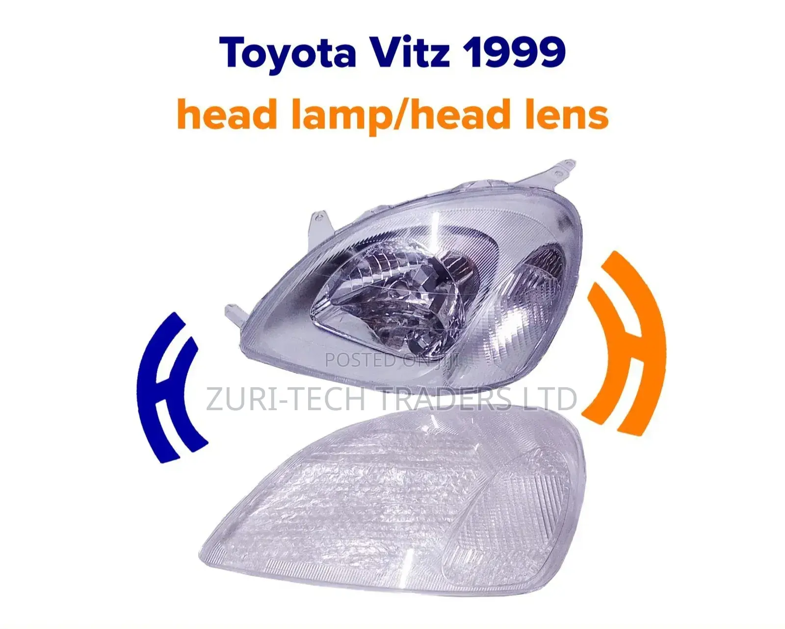 Toyota Vitz 1999 Headlamp Lens