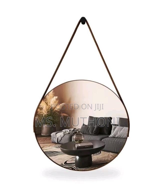 60 Cm Minimalist Nordic Round Decorative With Rope - thumbnail 6