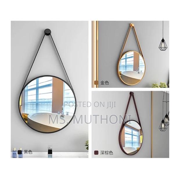 60 Cm Minimalist Nordic Round Decorative With Rope - thumbnail 5