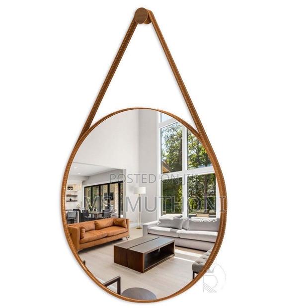60 Cm Minimalist Nordic Round Decorative With Rope - thumbnail 2