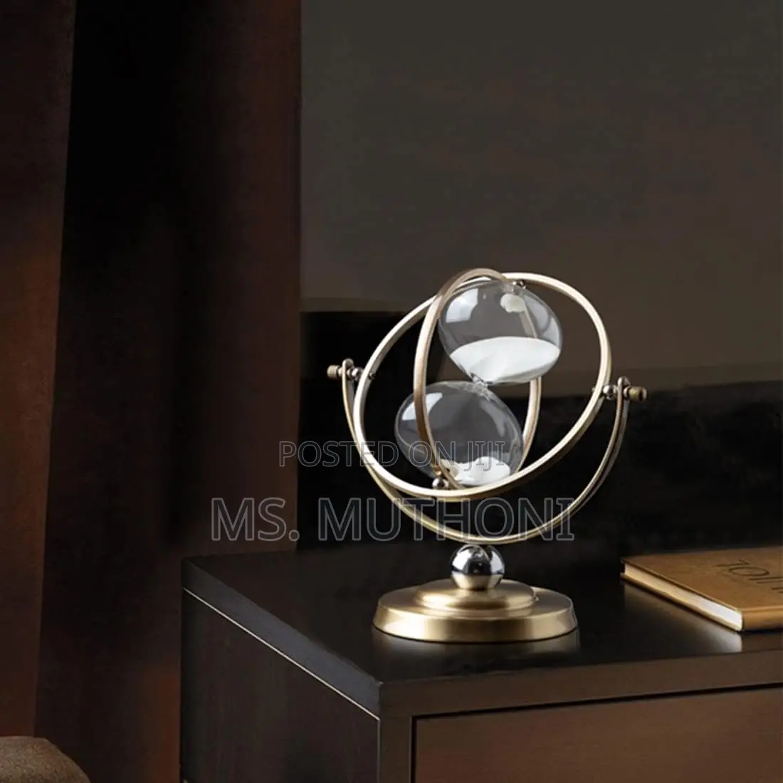 Creative Metal Hourglass Ornaments Decor