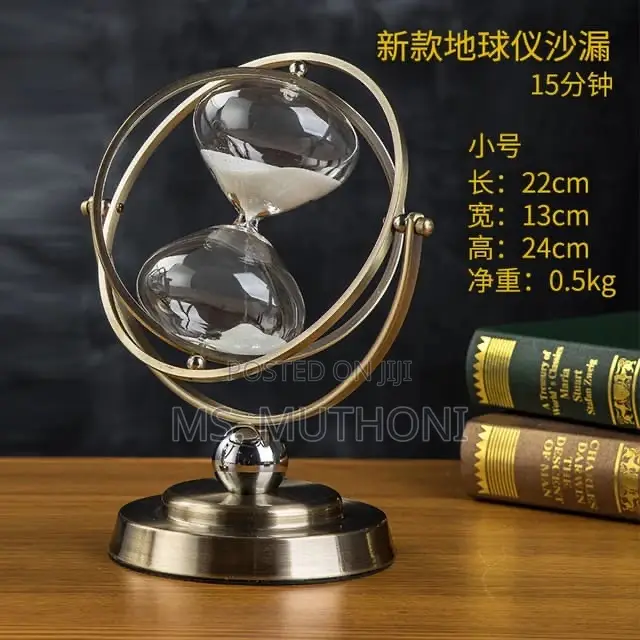 Creative Metal Hourglass Ornaments Decor