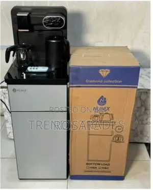 Silver Nunix A1c Bottom Load Hot and Cold Water Dispenser