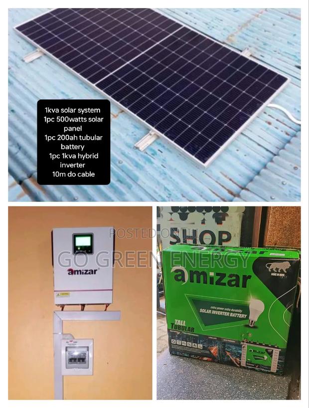 1kva Backup Solar System