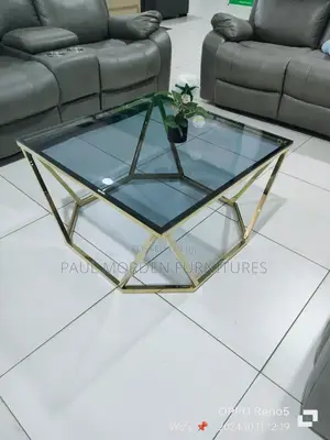 Glass Square Side Table