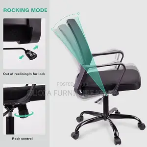 Office Chairs: Ergonomic Adjustable Mesh Swivel Desk Chair