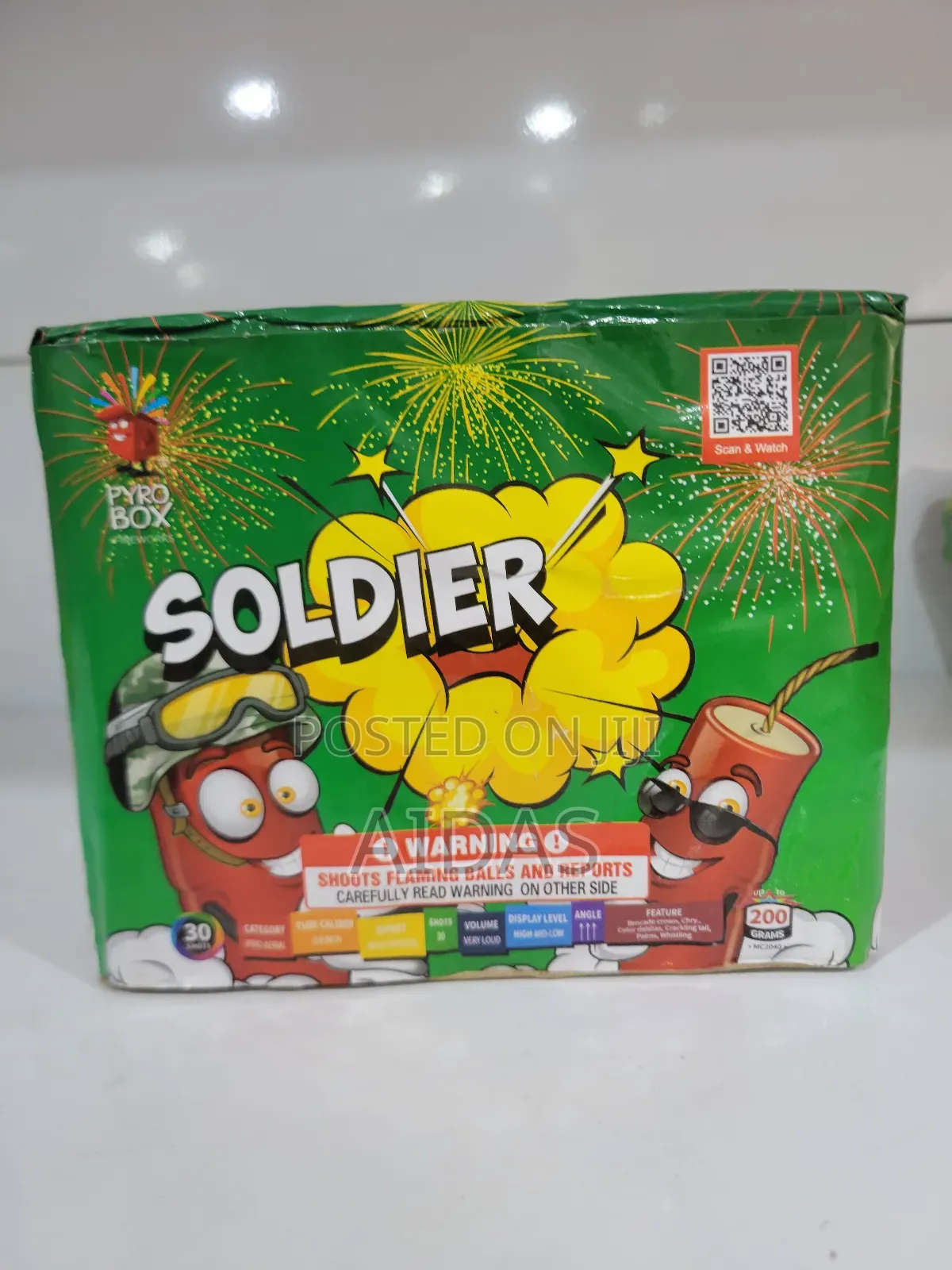 30 Shots Pyro Box Fireworks