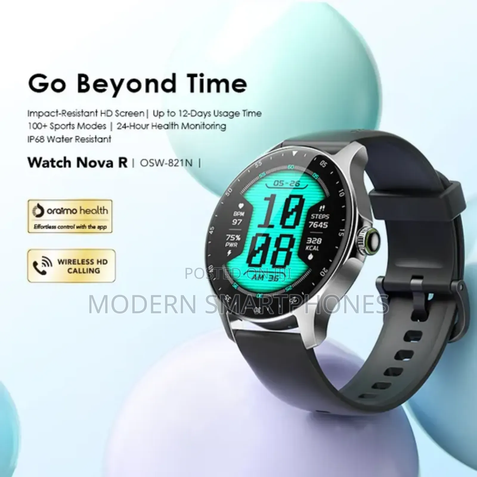 Oraimo Watch Nova R 1.39'' IP68 Smart Watch