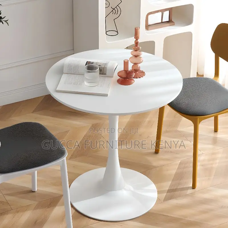 Office Tables: Manufactured Wooden Top Round Dining Table