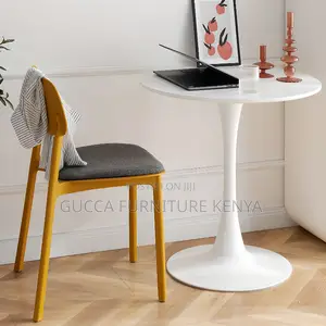 Office Tables: Manufactured Wooden Top Round Dining Table