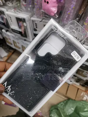 For Samsung Galaxy S24 Ultra Glitter Case With Magsafe-Black