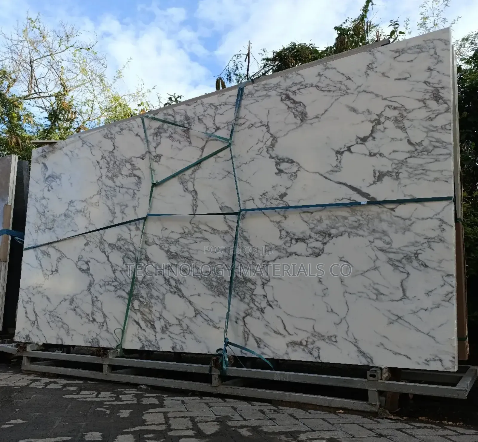 White Cloudy Veins Island Sintered Stone(3.2M * 1.6M)
