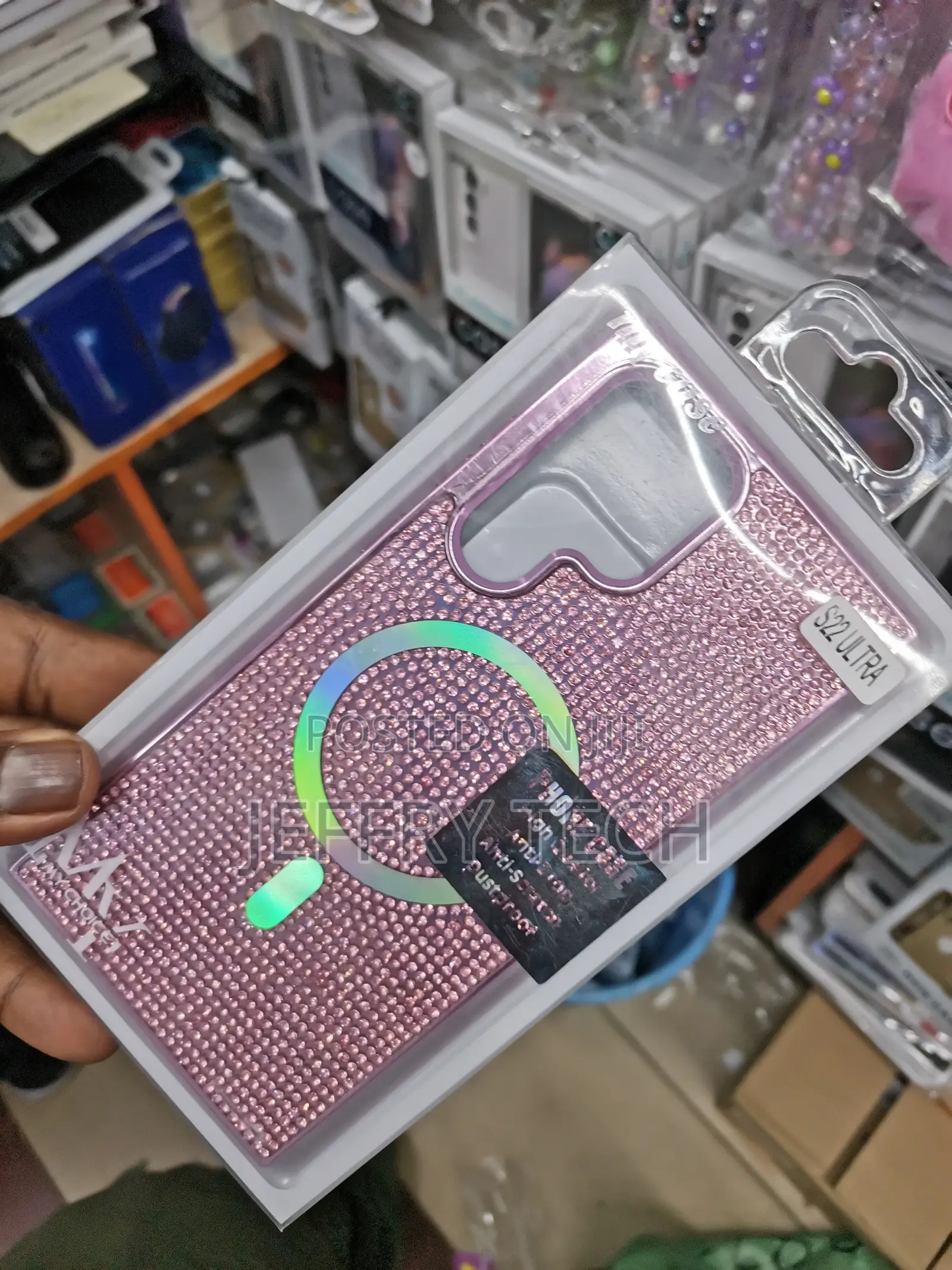 Samsung Galaxy S22 Ultra Case Compatible With Magsafe-Pink