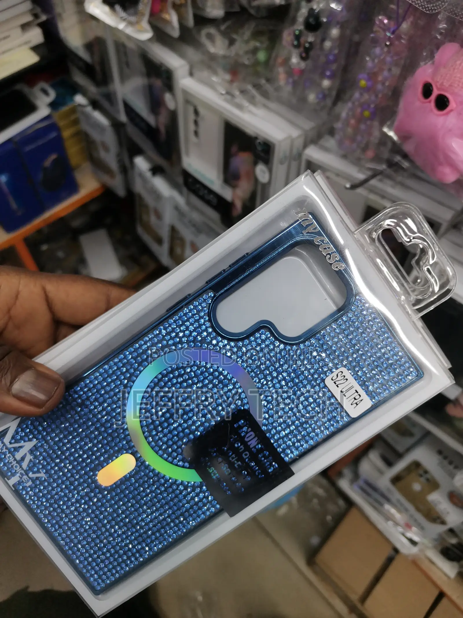 Samsung Galaxy S22 Ultra Case Compatible With Magsafe-Blue