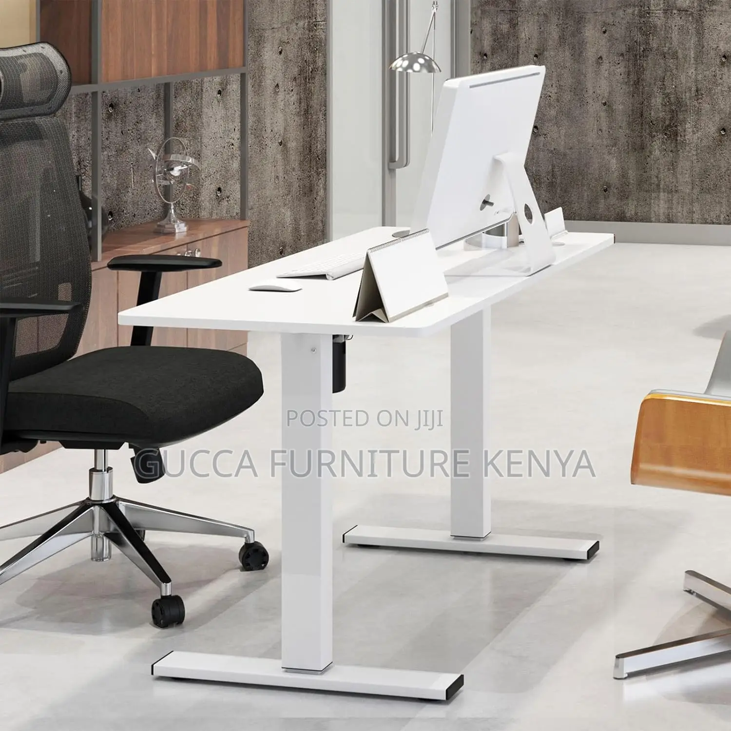 Office Tables:1600mm Sit Stand Electric Adjustable Desk
