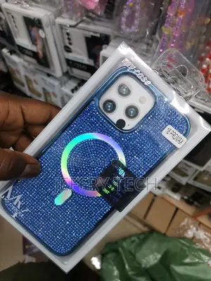 16 Pro Max Case Glitter Compatible With Magsafe-Blue