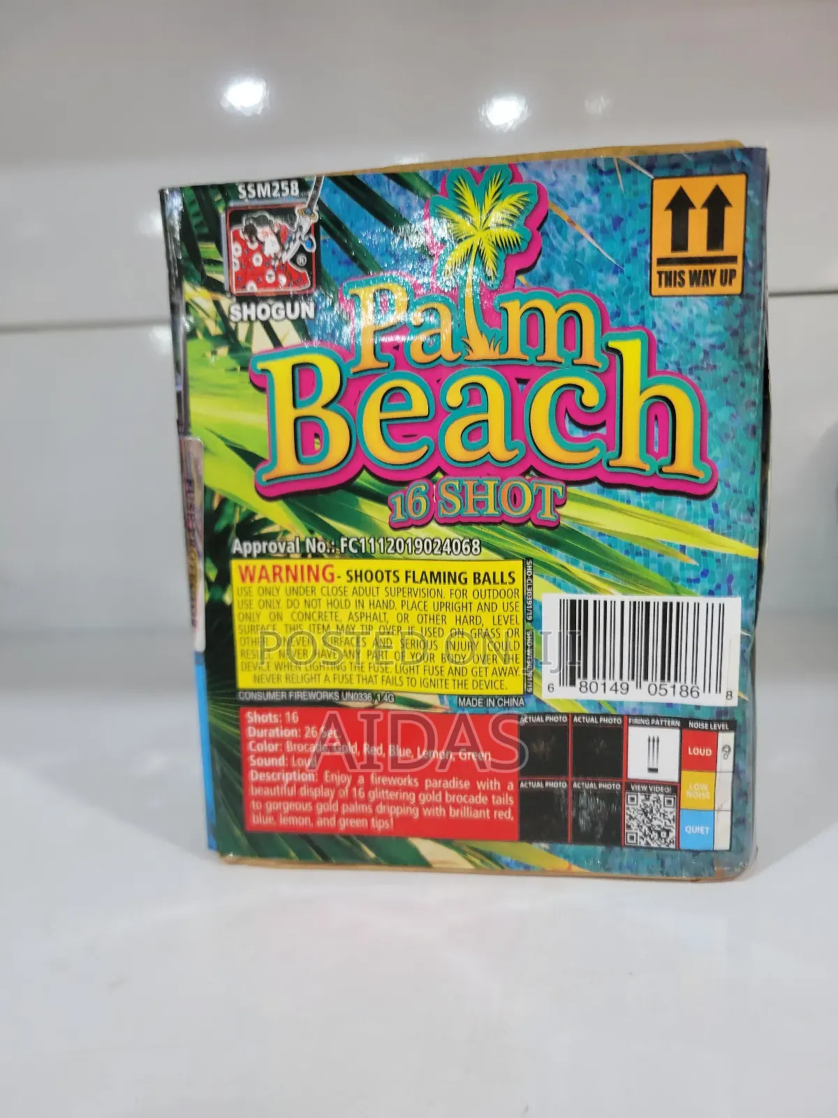 16 Shot Palm Beach Firework