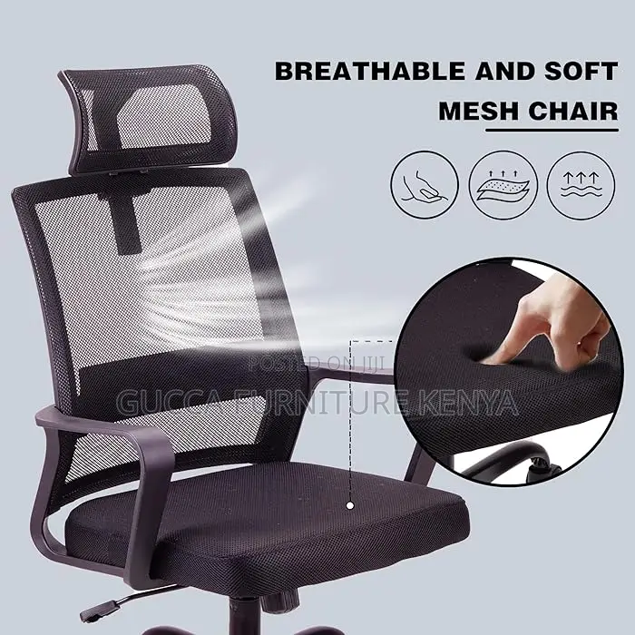 Office Chairs: Height Adjustable Home Office Ergonomic Chair
