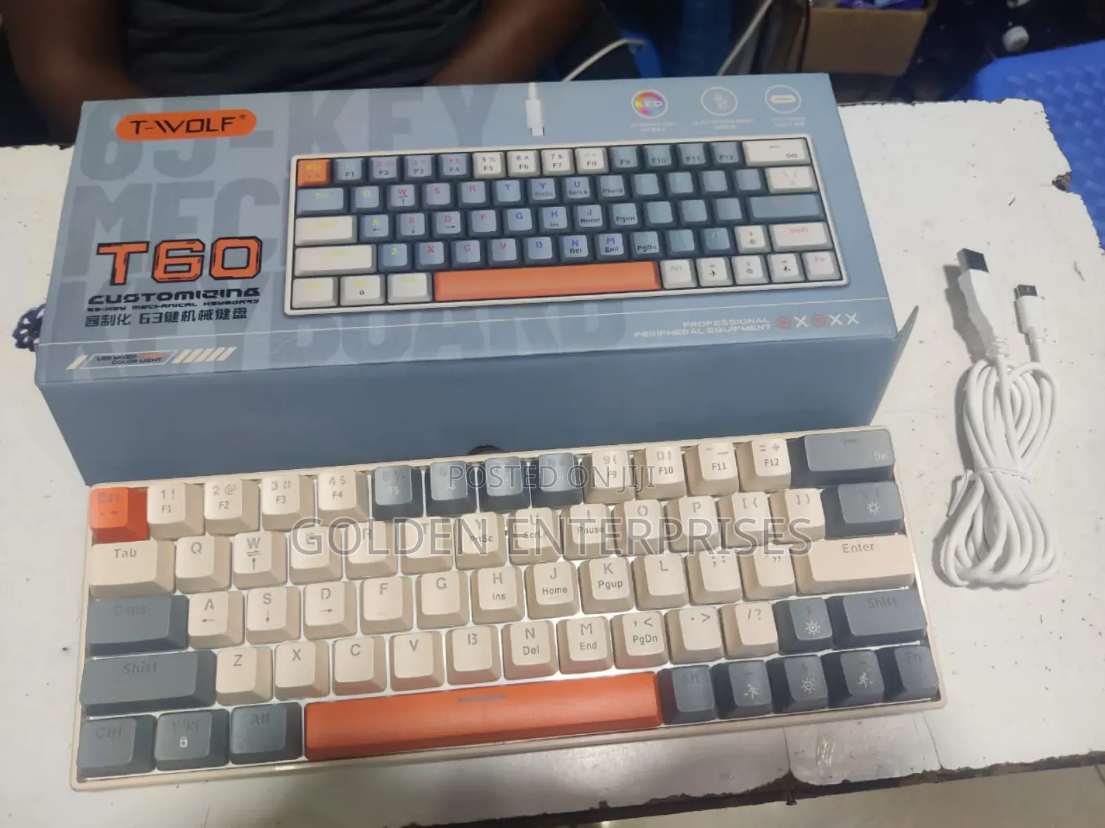 T60 Mechanical Keyboard With RGB Lighting