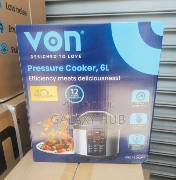 Von Vscp60mmx 6l Electric Pressure Cooker