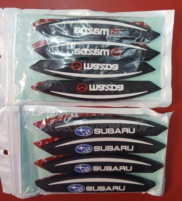 4pcs Subaru and Mazda Door Branded Rubber Guards