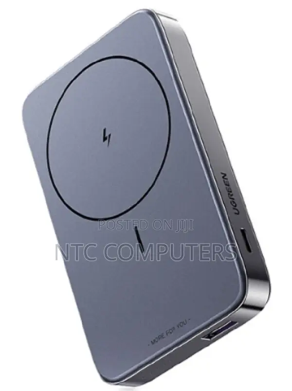 Ugreen 10000mah 20w Magnetic Wireless Power Bank - Space Gra
