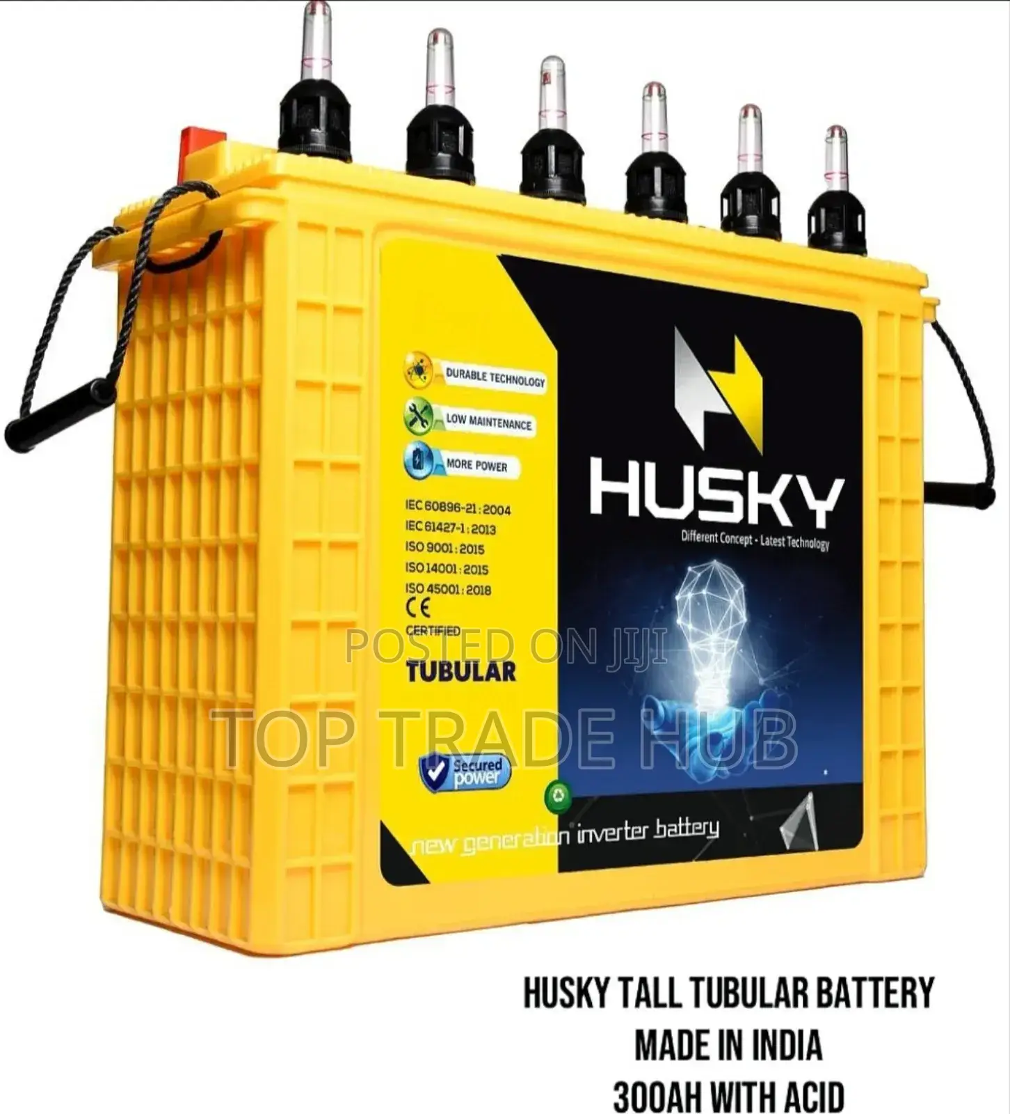 Husky Tall Tubular Solar Battery 300AH