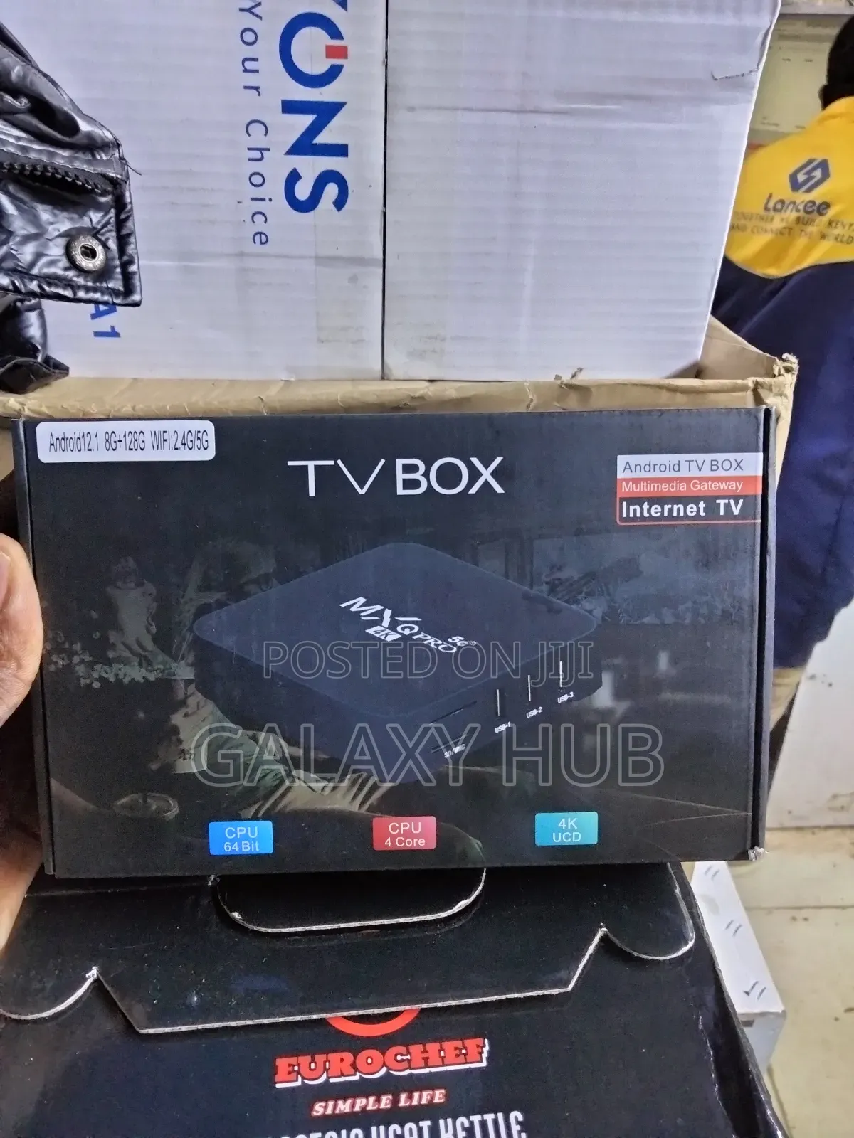 MXQ Pro 5g Android Tv Box 8gb Ram + 128gb Rom