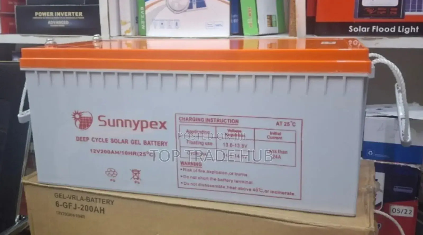 Sunnypex Deep Cycle Solar Gel Battery 200AH