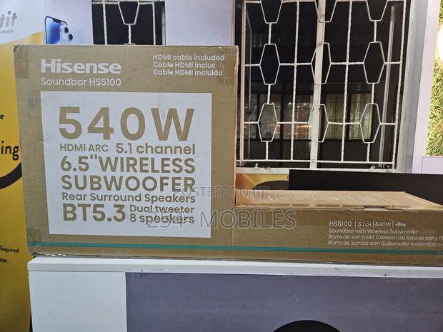 Hisense Soundbar 5.1 Channel 540w Hs5100