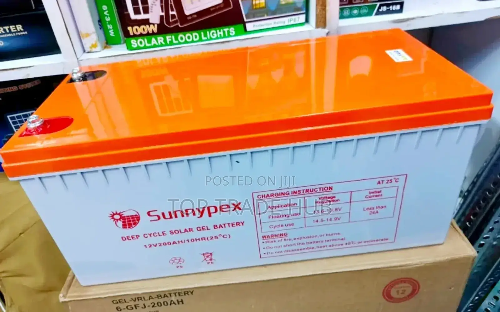 Sunnypex Gel Solar Battery 12v 200ah