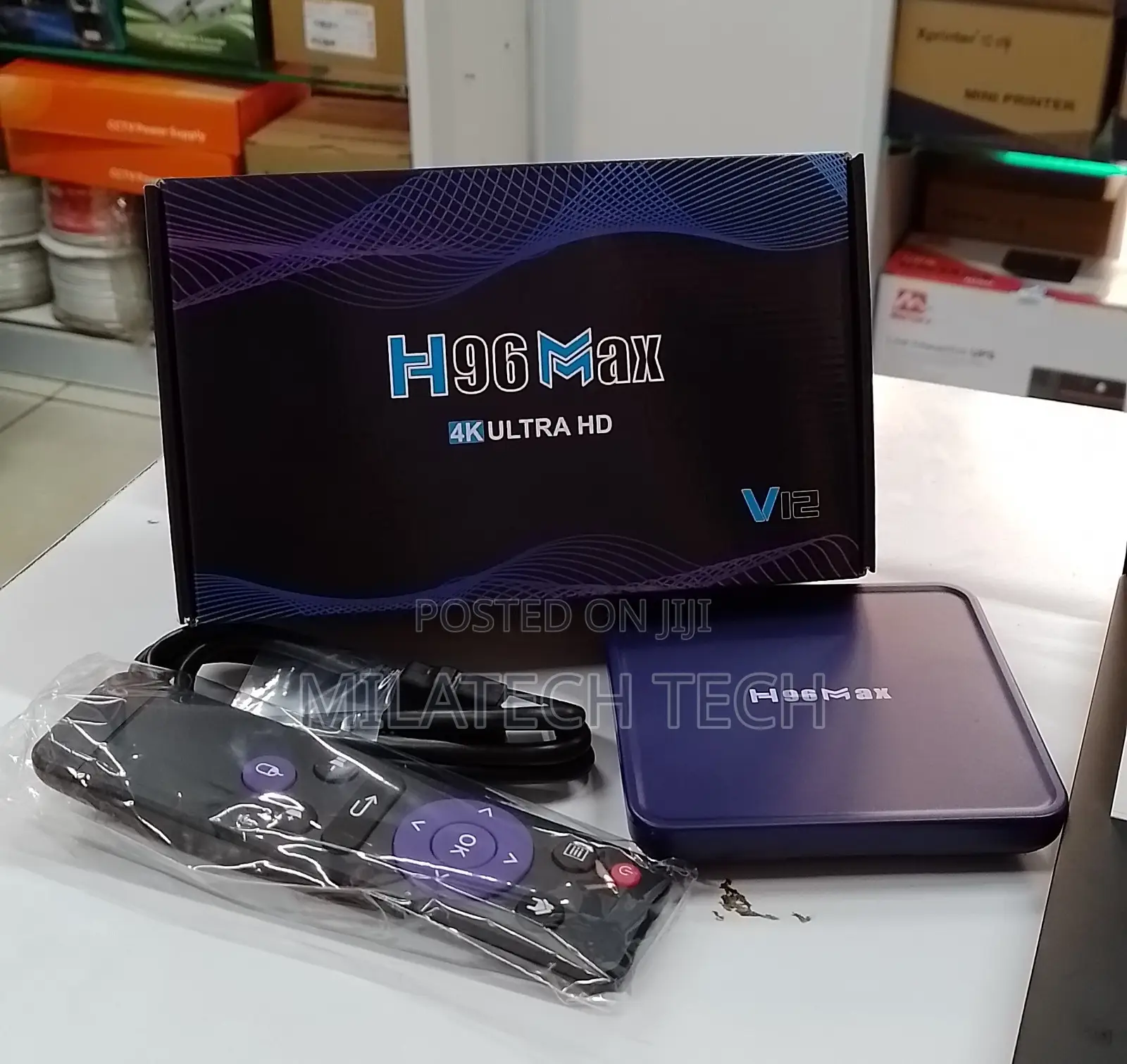 H96 Max Android 12.0 Smart TV Box Ultra HD 4GB 32GB