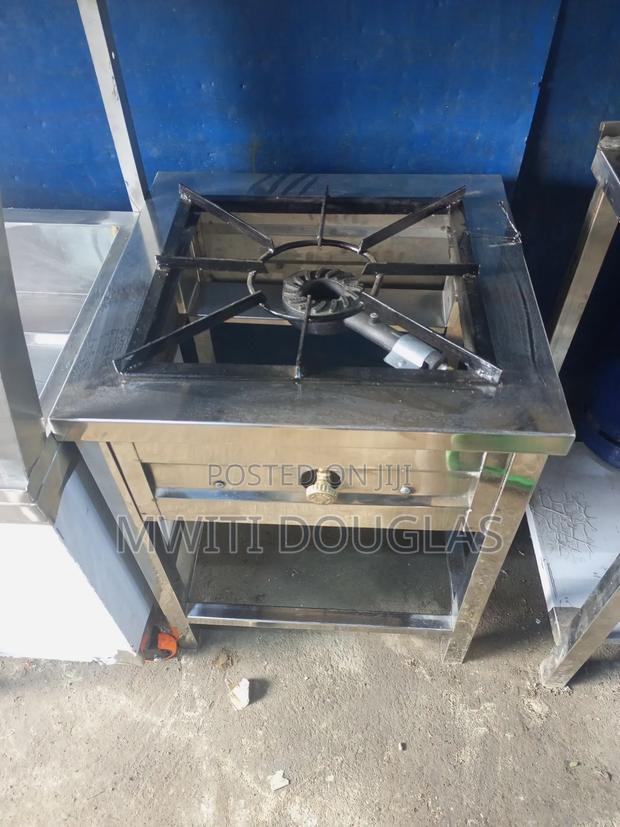 Adorable Stainless Single Unit Gas Cooker - main view