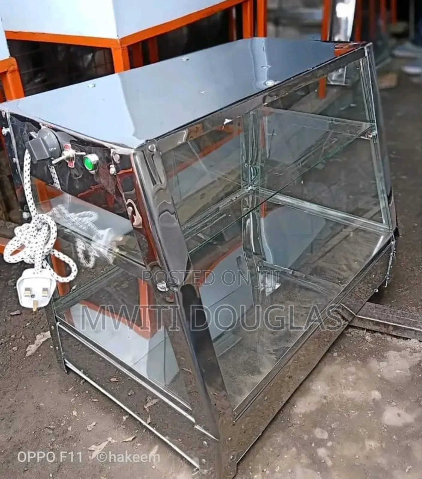 Flat Cutest Stainless Steel Food Warmer Display