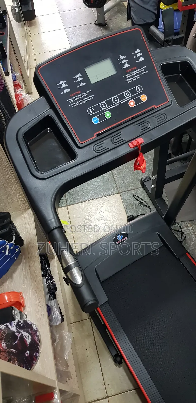 Home Treadmill 12km/H, 120kg User Weight, 15% Incline