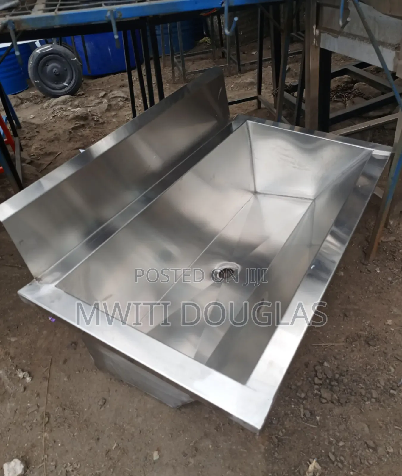 Brilliant Stainless Steel Scrub Sink