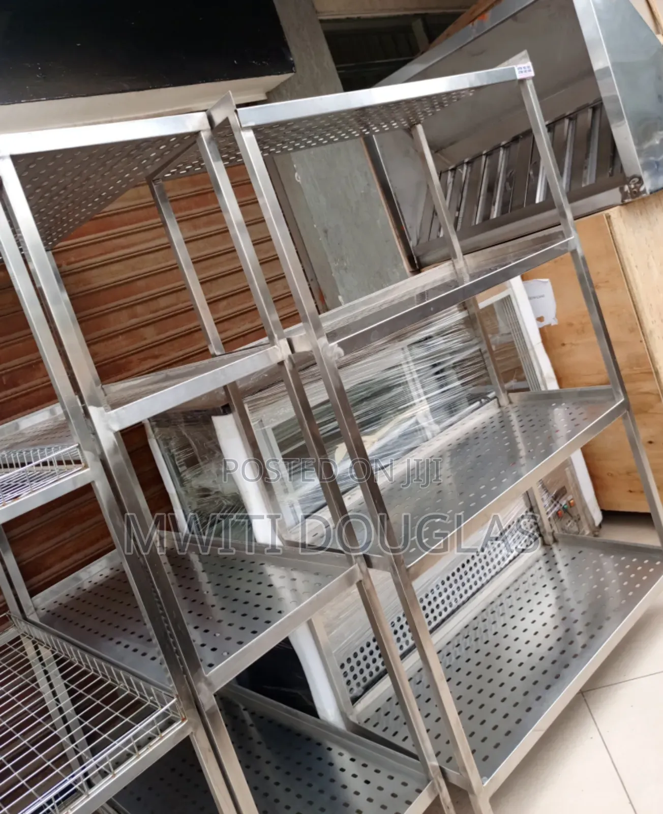 Brilliant Perforated Stainless Storage Rack