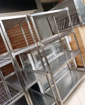 Brilliant Perforated Stainless Storage Rack