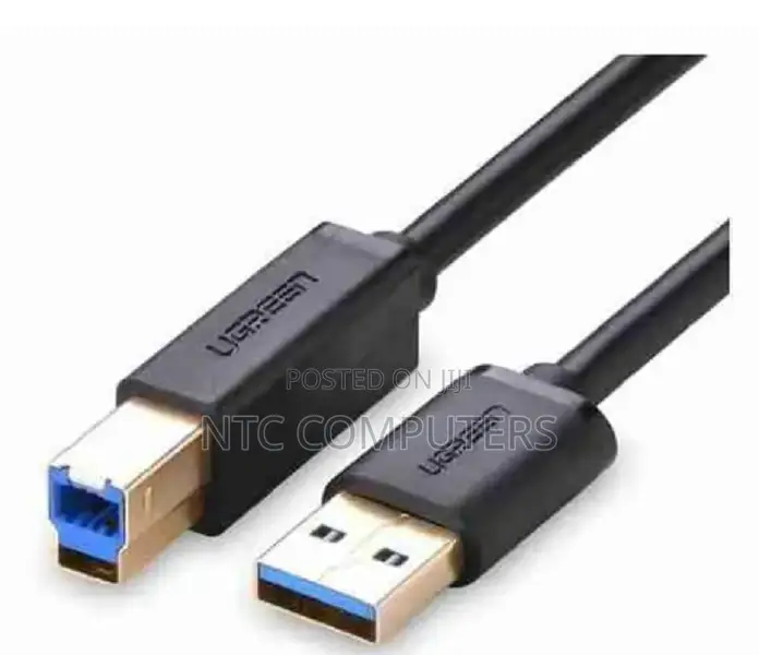 UGREEN USB 3.0 AM to BM Print Cable 2m Black - US210