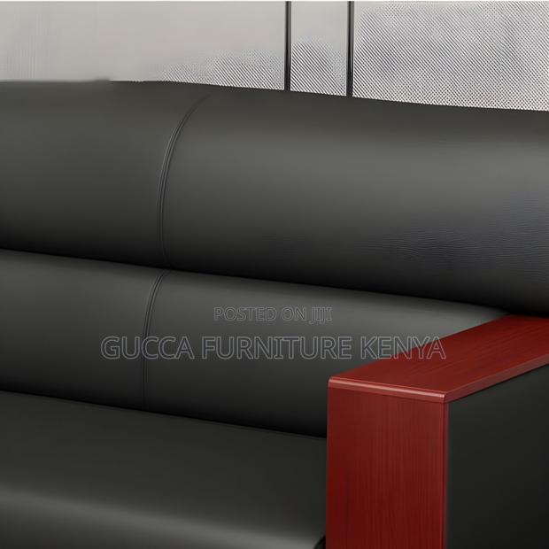 Sofas:5-Seater Pu Leather Executive Reception Office Sofa - thumbnail 6
