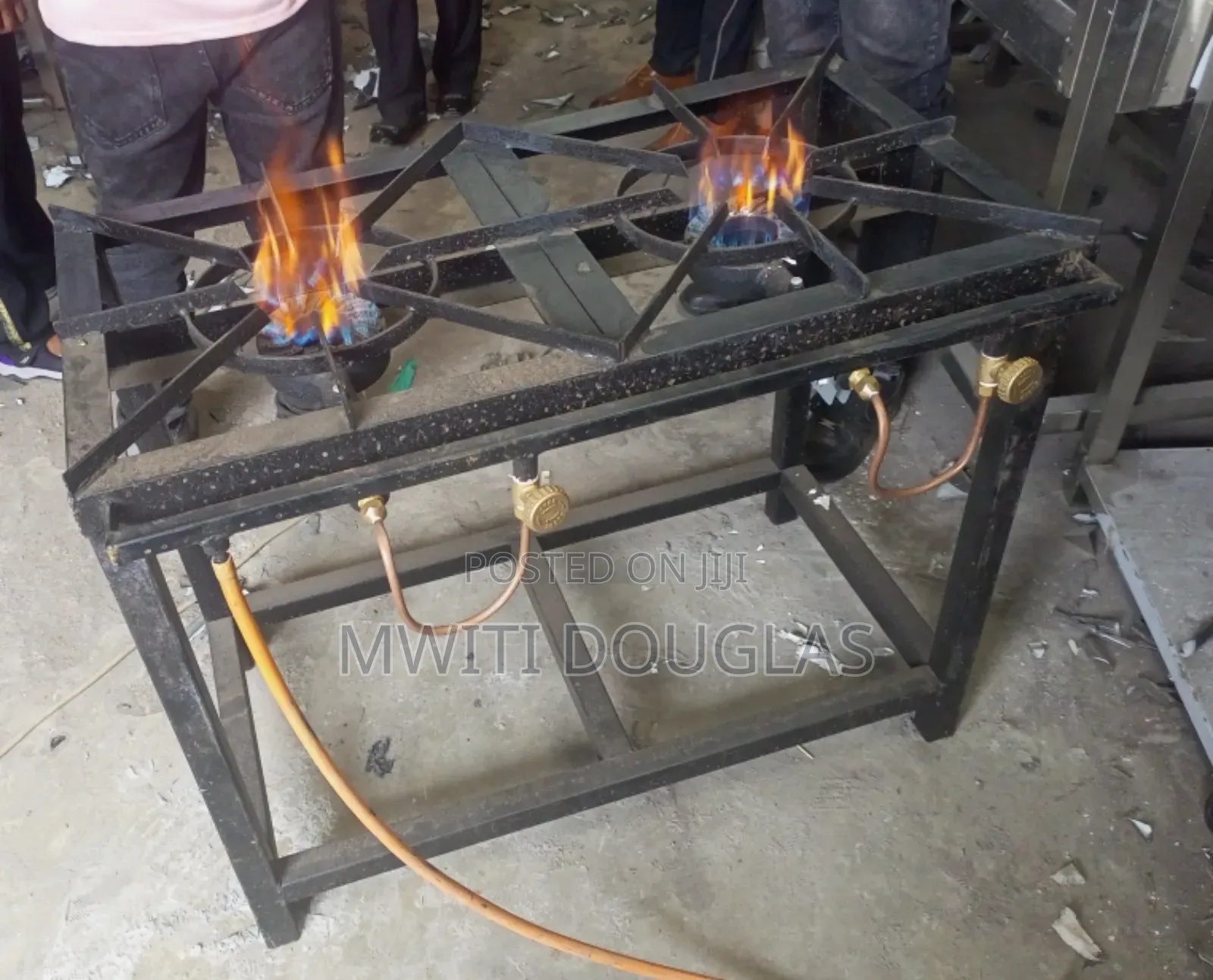 Brilliant Mild Steel Double Burner Gas Cooker