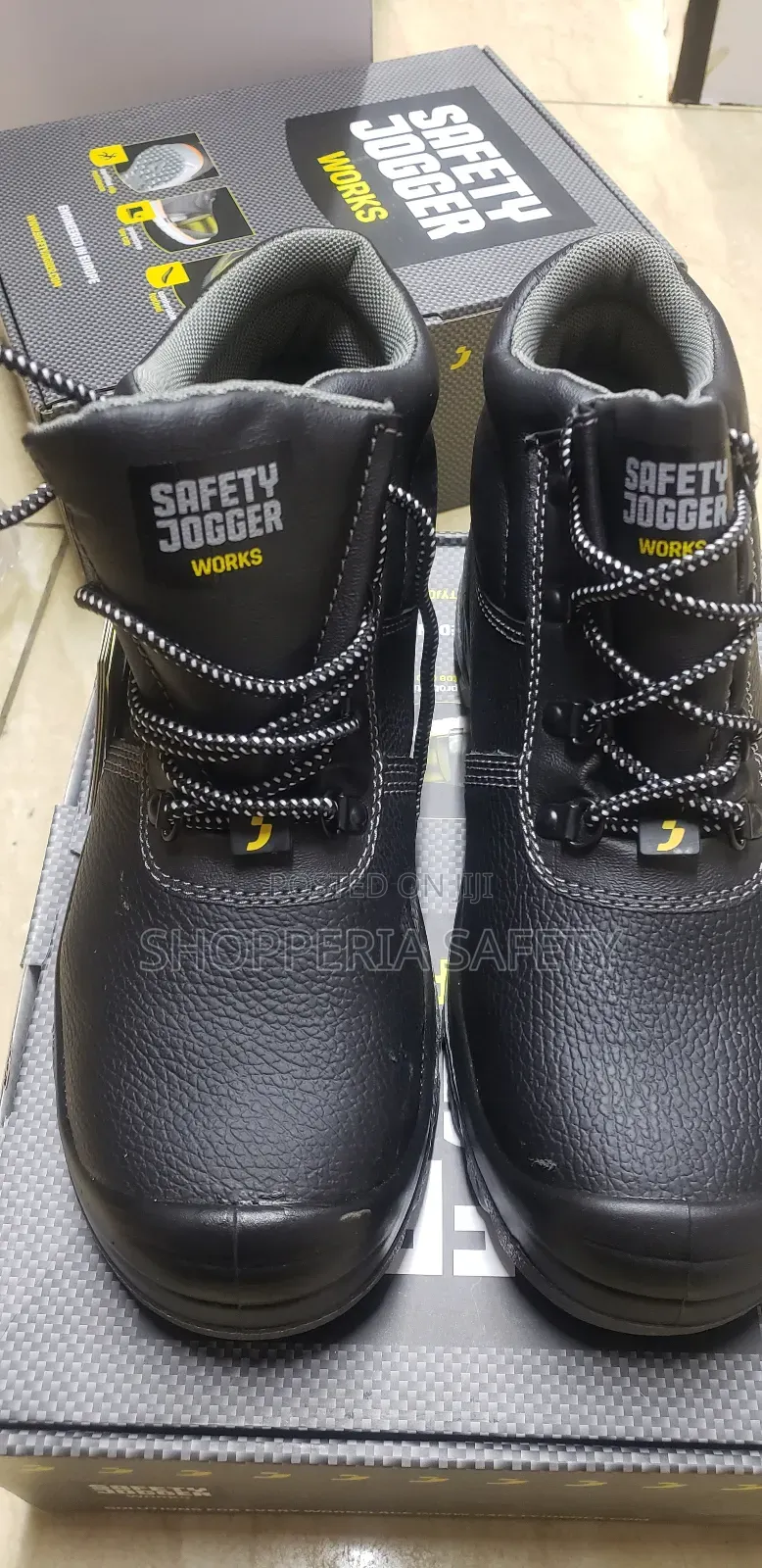 Black Safety Jogger Boots