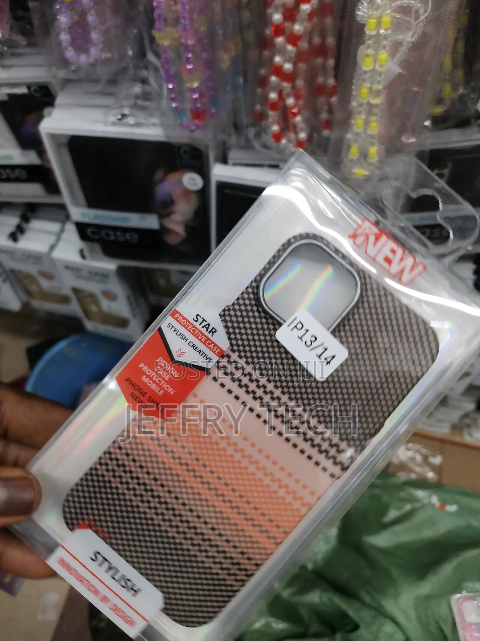 Shockproof Carbon Fibre Phone Case for iPhone 13/14