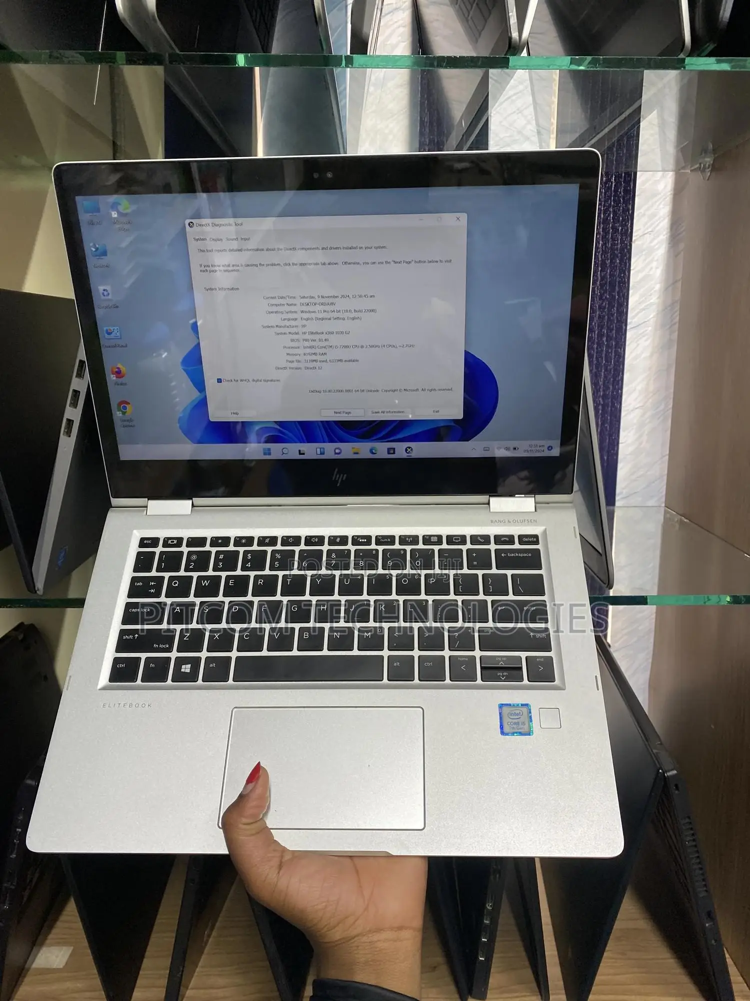 Laptop HP EliteBook X360 1030 G2 8GB Intel Core I5 SSD 256GB