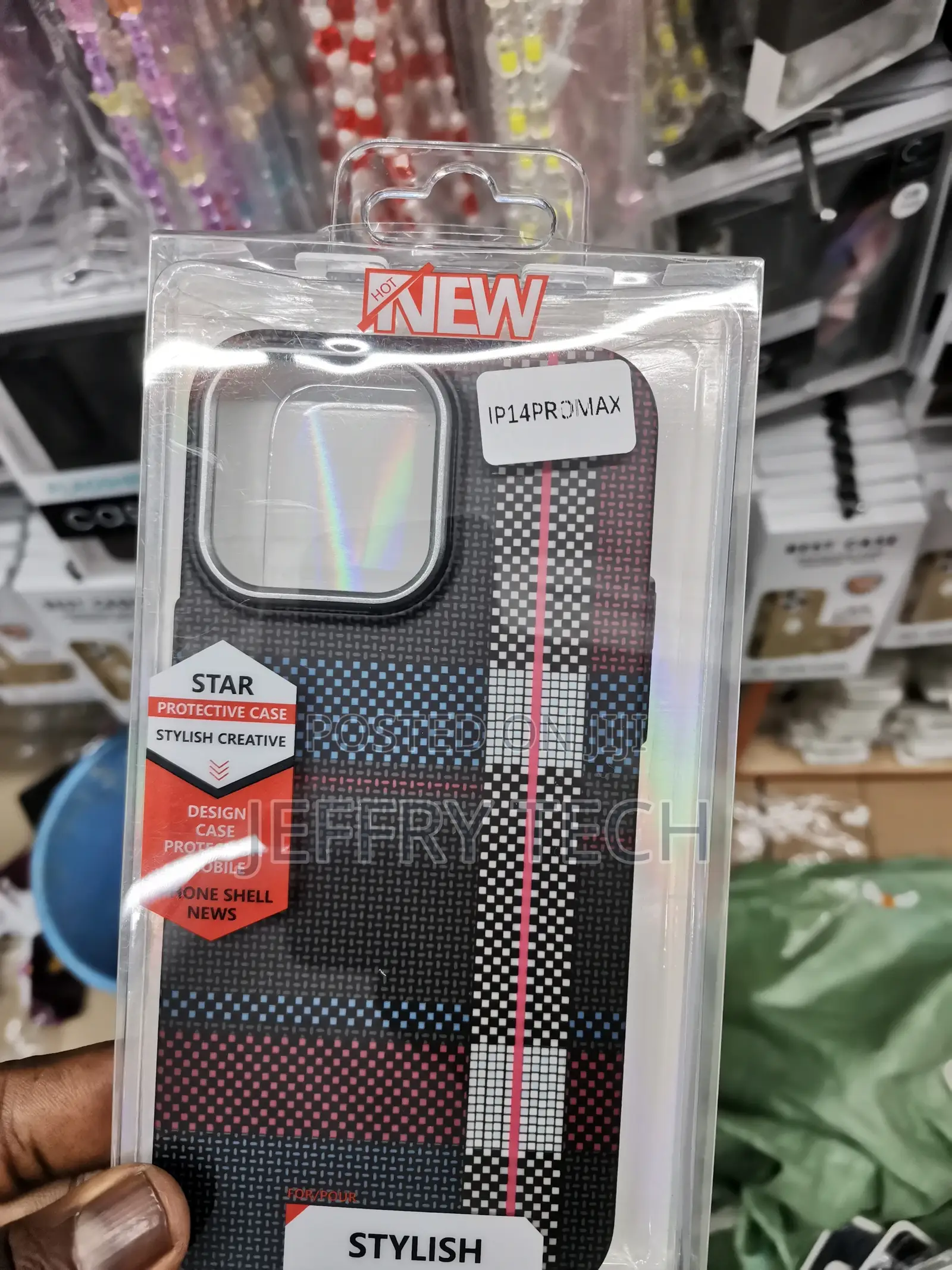 iPhone 14 Pro Max Case, Premium Carbon Fibre Cover