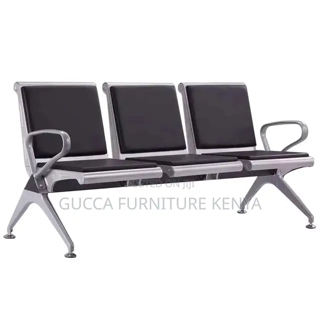 Benches:3-Seater Heavy Duty Padded Hospital Waiting Bench