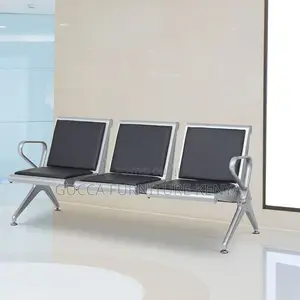 Benches:3-Seater Heavy Duty Padded Hospital Waiting Bench