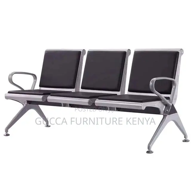 Benches:3-Seater Heavy Duty Padded Hospital Waiting Bench
