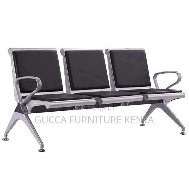 Benches:3-Seater Heavy Duty Padded Hospital Waiting Bench