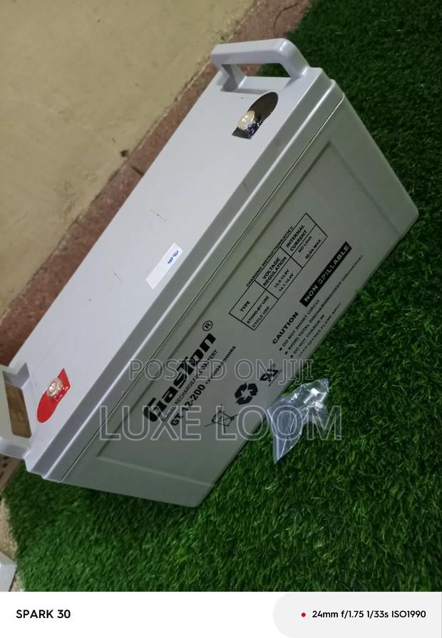 Sealed Rechargeable Solar Battery - main view